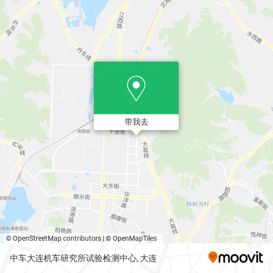 中车大连机车研究所试验检测中心地图