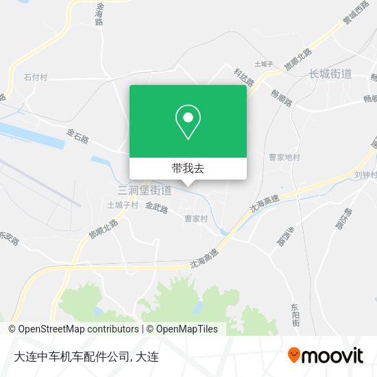 大连中车机车配件公司地图