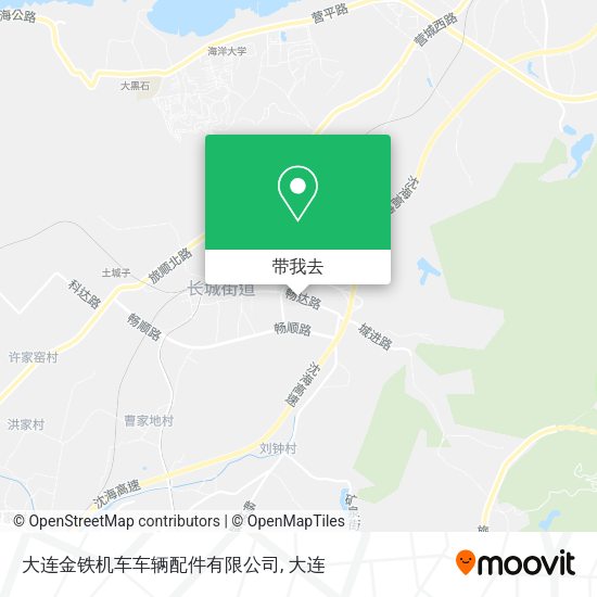 大连金铁机车车辆配件有限公司地图