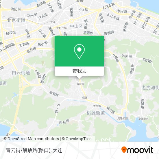 青云街/解放路(路口)地图