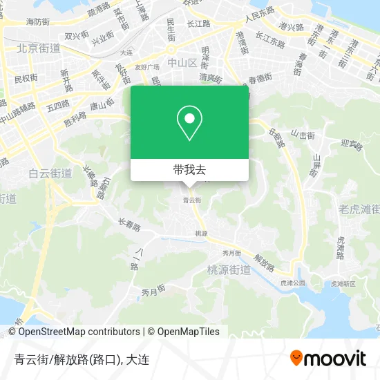 青云街/解放路(路口)地图