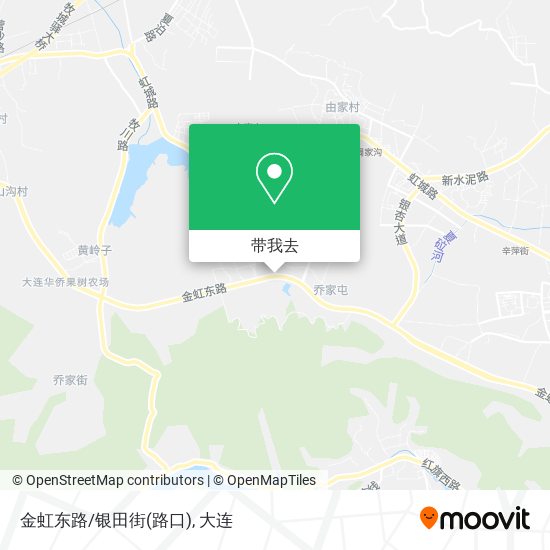 金虹东路/银田街(路口)地图