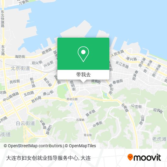 大连市妇女创就业指导服务中心地图