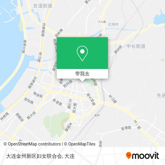 大连金州新区妇女联合会地图