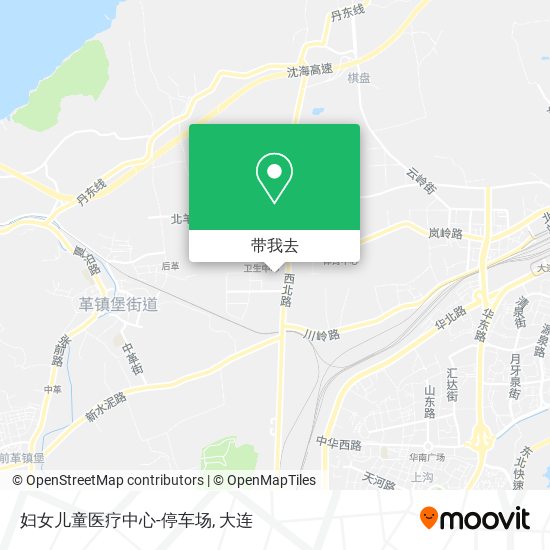 妇女儿童医疗中心-停车场地图