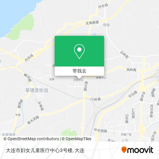 大连市妇女儿童医疗中心3号楼地图