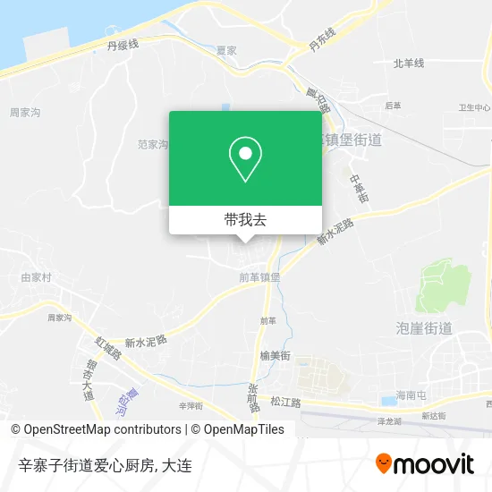 辛寨子街道爱心厨房地图