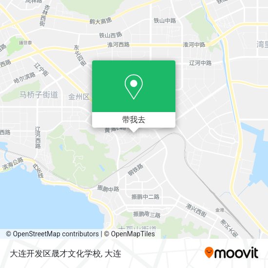 大连开发区晟才文化学校地图