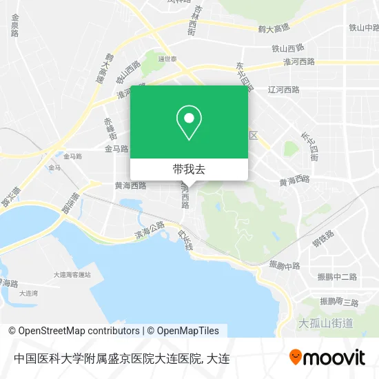 中国医科大学附属盛京医院大连医院地图