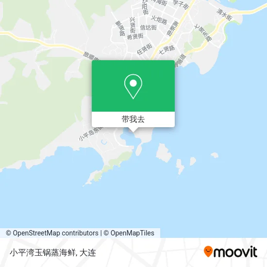 小平湾玉锅蒸海鲜地图