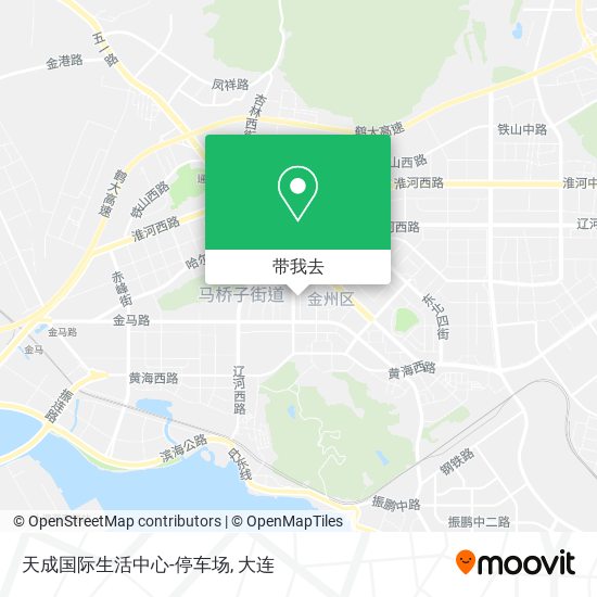 天成国际生活中心-停车场地图
