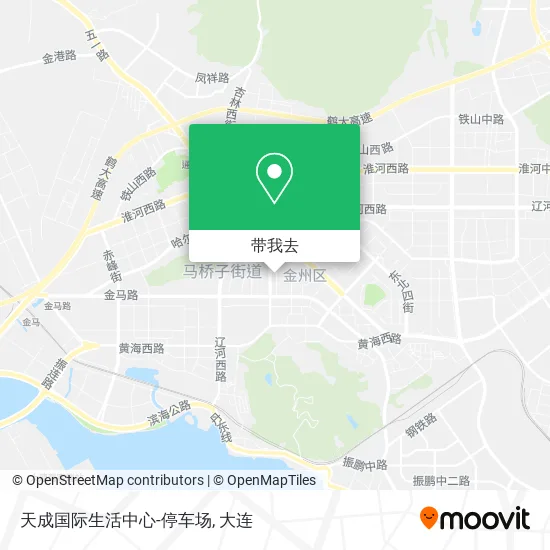 天成国际生活中心-停车场地图