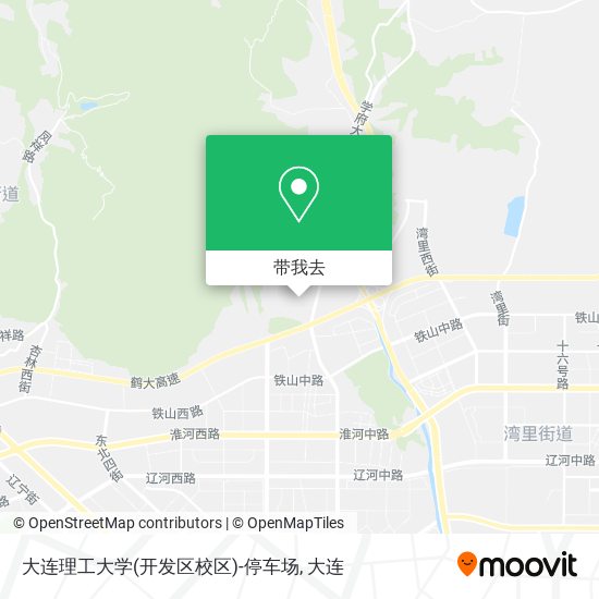 大连理工大学(开发区校区)-停车场地图