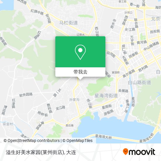 溢生好美水家园(莱州街店)地图