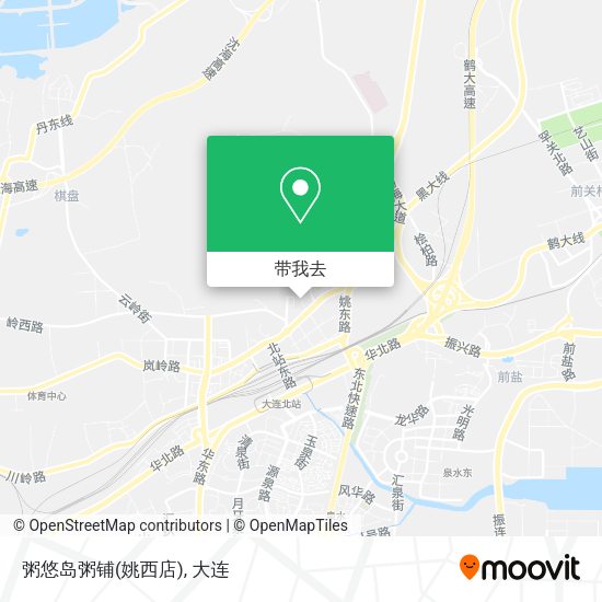 粥悠岛粥铺(姚西店)地图