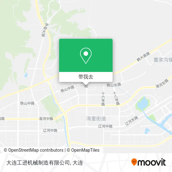 大连工进机械制造有限公司地图