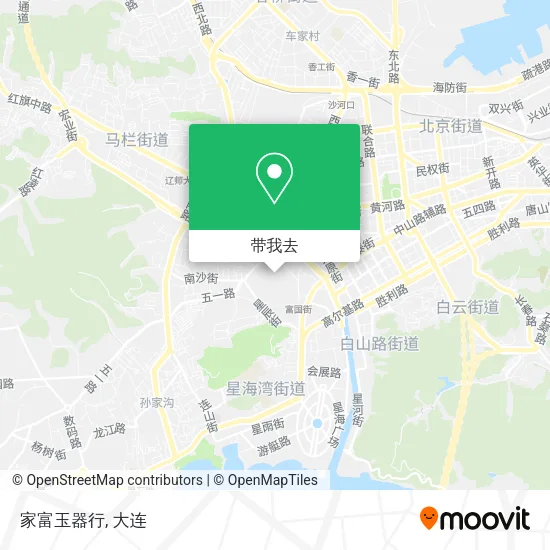 家富玉器行地图