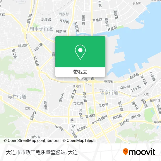 大连市市政工程质量监督站地图