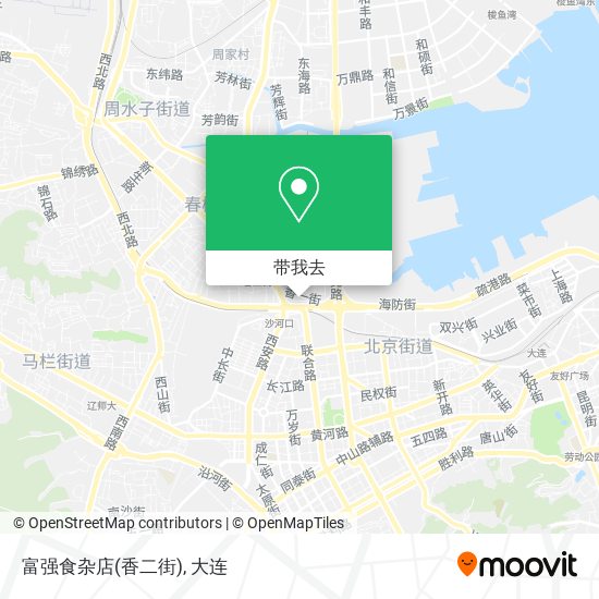 富强食杂店(香二街)地图