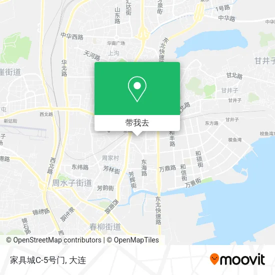 家具城C-5号门地图