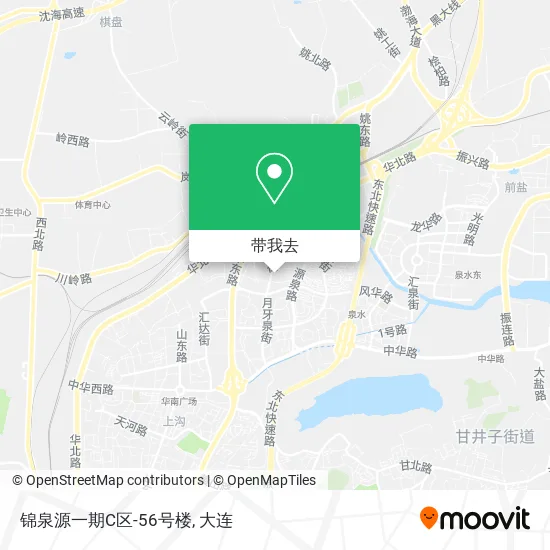 锦泉源一期C区-56号楼地图