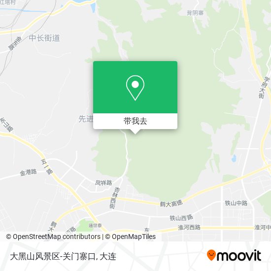 大黑山风景区-关门寨口地图