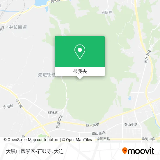 大黑山风景区-石鼓寺地图