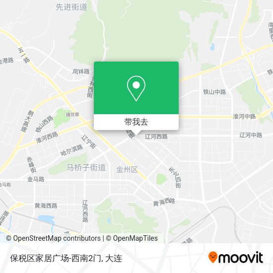 保税区家居广场-西南2门地图