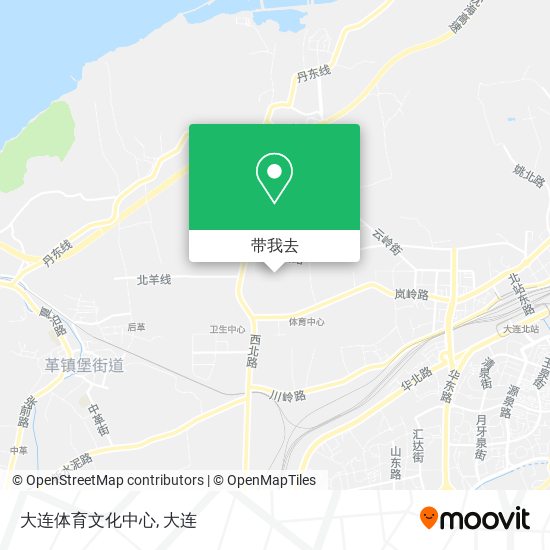 大连体育文化中心地图