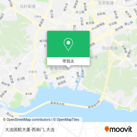 大连国航大厦-西南门地图