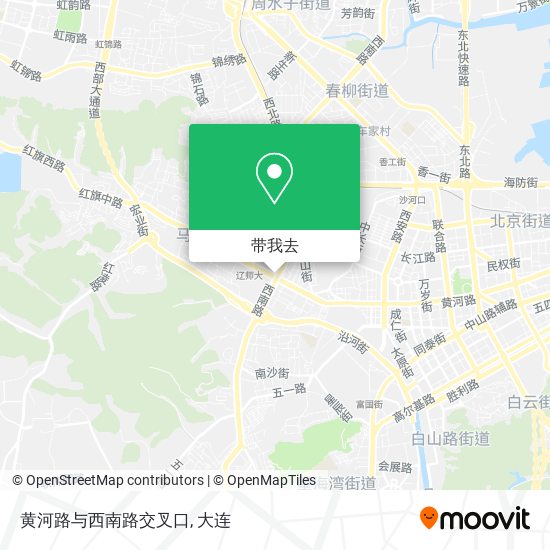 黄河路与西南路交叉口地图