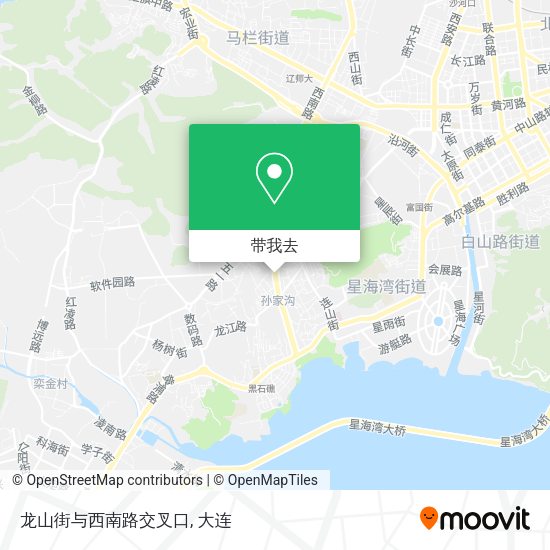 龙山街与西南路交叉口地图