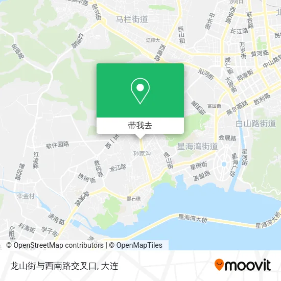 龙山街与西南路交叉口地图