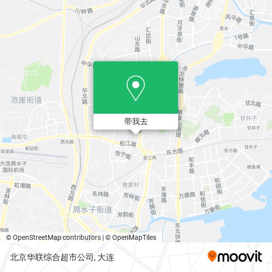 北京华联综合超市公司地图