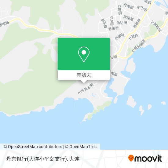 丹东银行(大连小平岛支行)地图
