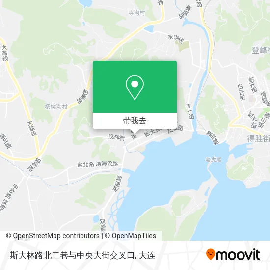 斯大林路北二巷与中央大街交叉口地图