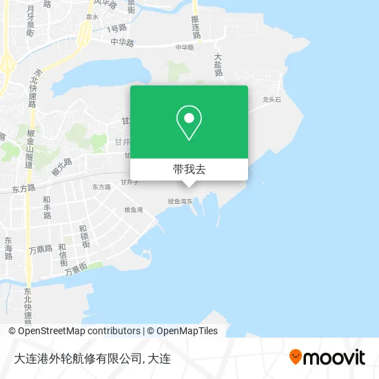 大连港外轮航修有限公司地图