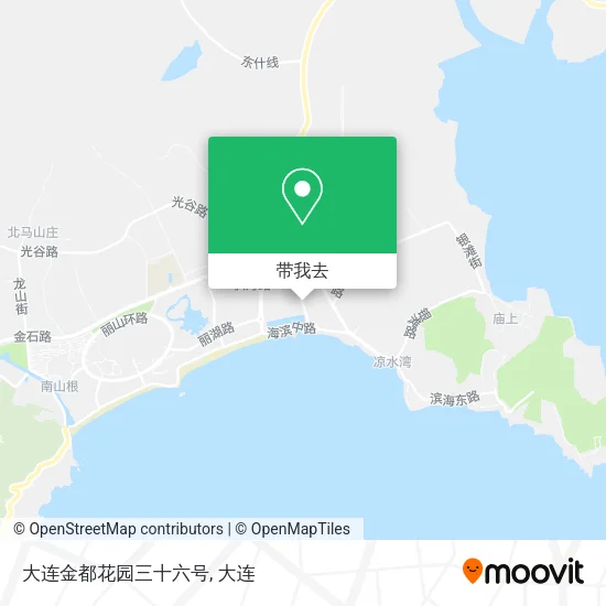 大连金都花园三十六号地图