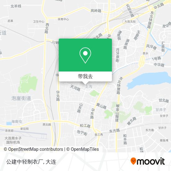 公建中轻制衣厂地图