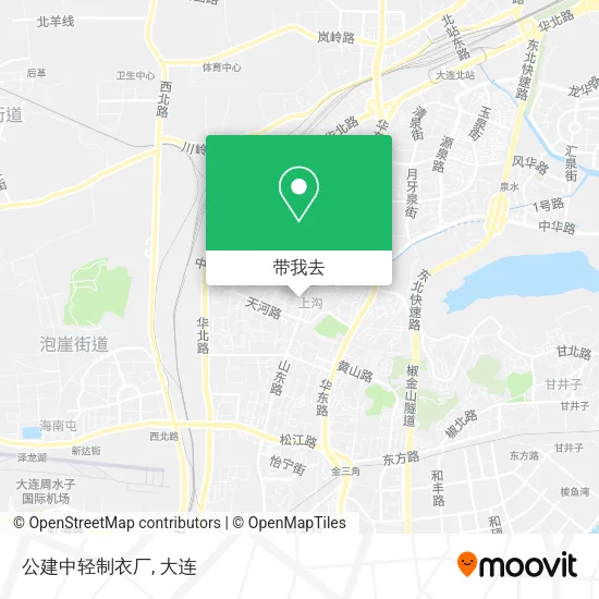 公建中轻制衣厂地图