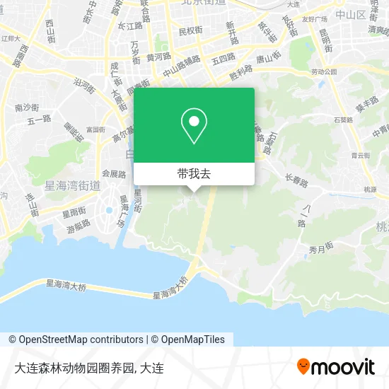 大连森林动物园圈养园地图
