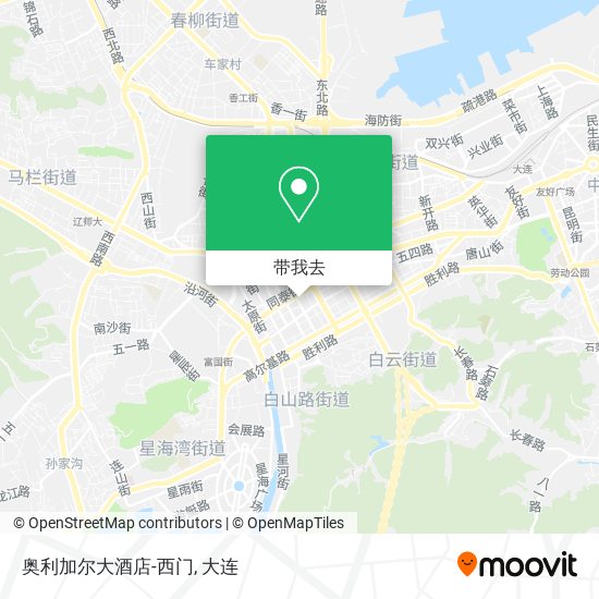 奥利加尔大酒店-西门地图