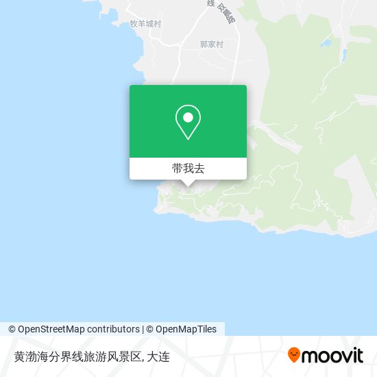 黄渤海分界线旅游风景区地图