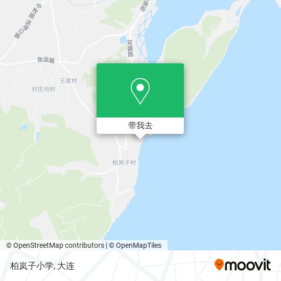 柏岚子小学地图