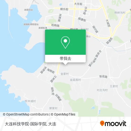 大连科技学院-国际学院地图