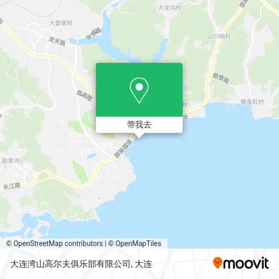 大连湾山高尔夫俱乐部有限公司地图