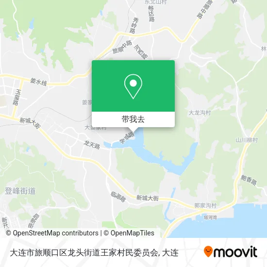大连市旅顺口区龙头街道王家村民委员会地图