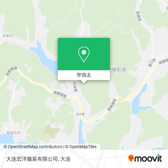大连宏洋服装有限公司地图