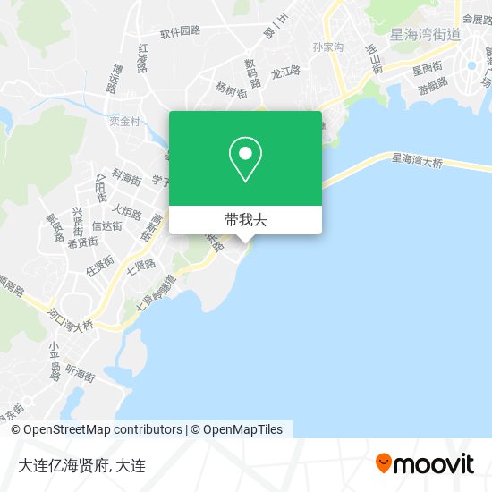 大连亿海贤府地图