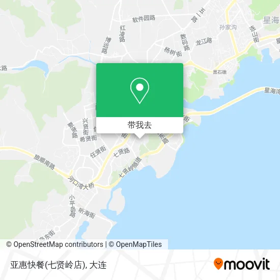 亚惠快餐(七贤岭店)地图